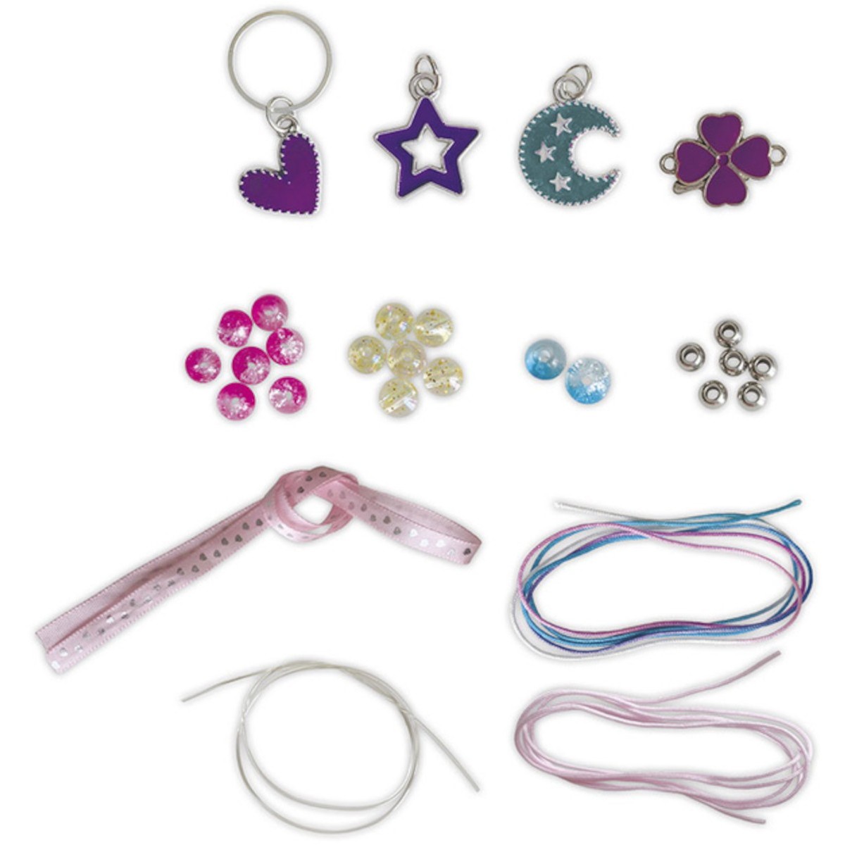 Zestaw kreatywny do tworzenia biżuterii z zawieszkami zmieniającymi kolor +6, Janod