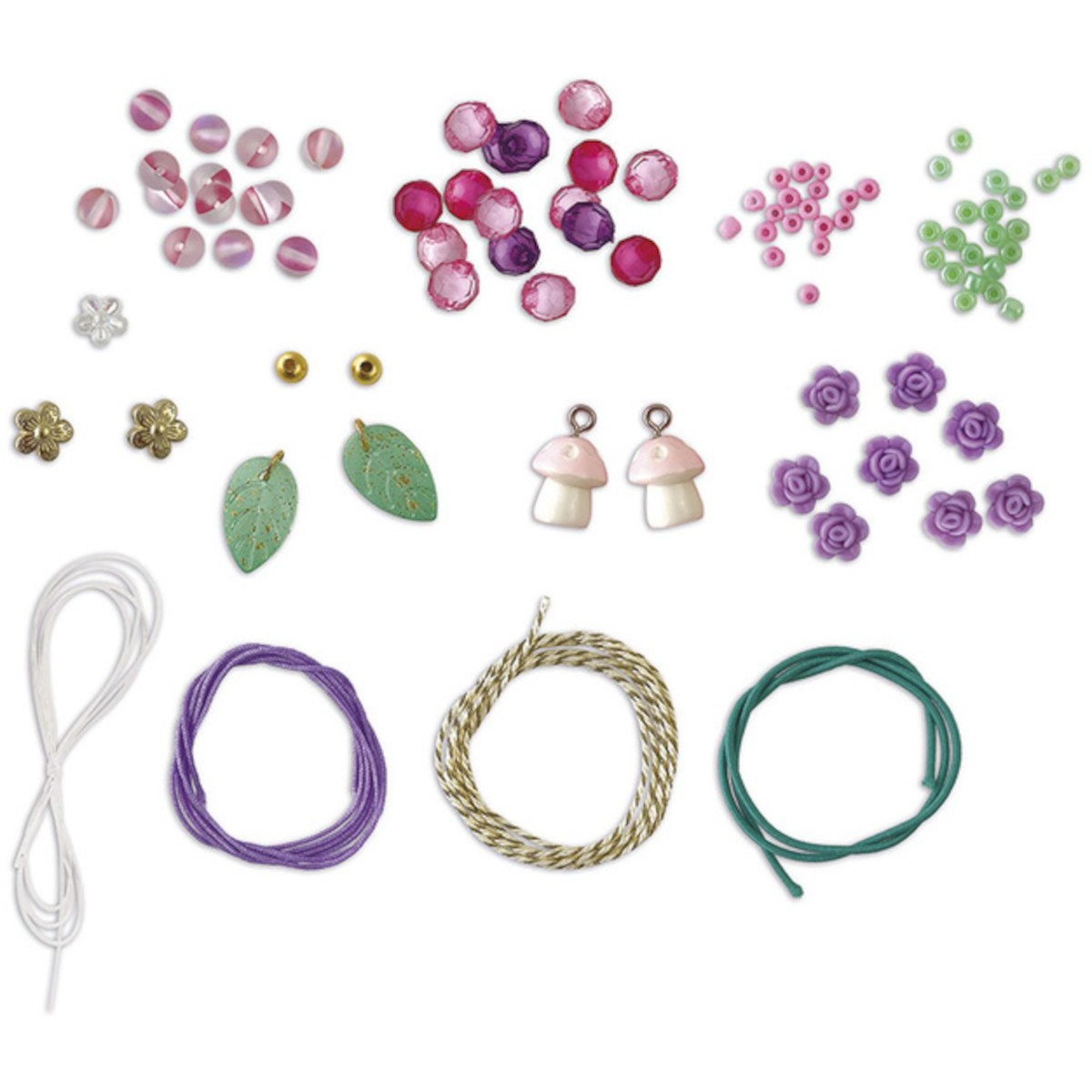 Zestaw kreatywny do tworzenia biżuterii ze szkatułką do przechowywania Magic Fairies, Janod