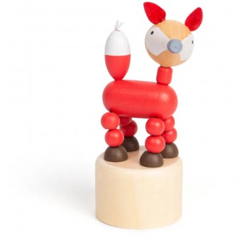 BigJigs Drewniany tańczący lisek +3