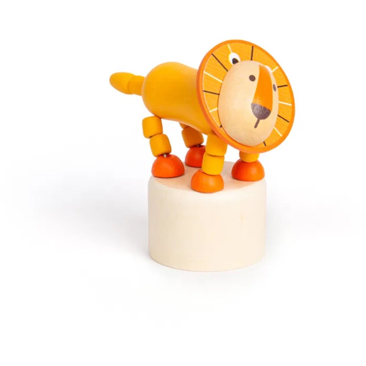 BigJigs Drewniany tańczący lew +3