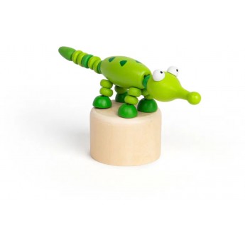 BigJigs Drewniany tańczący krokodyl +3