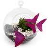 Mini terrarium szczęścia do zawieszenia z czterolistną koniczynką, Radis et Capucine Mini terrarium szczęścia do zawieszenia z czterolistną koniczynką, Radis et Capucine