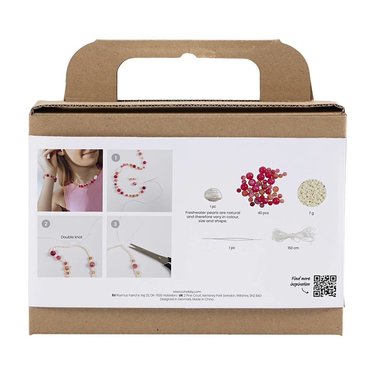 Naszyjnik i bransoletka do robienia z agatami i perłami słodkowodnymi dla początkujących