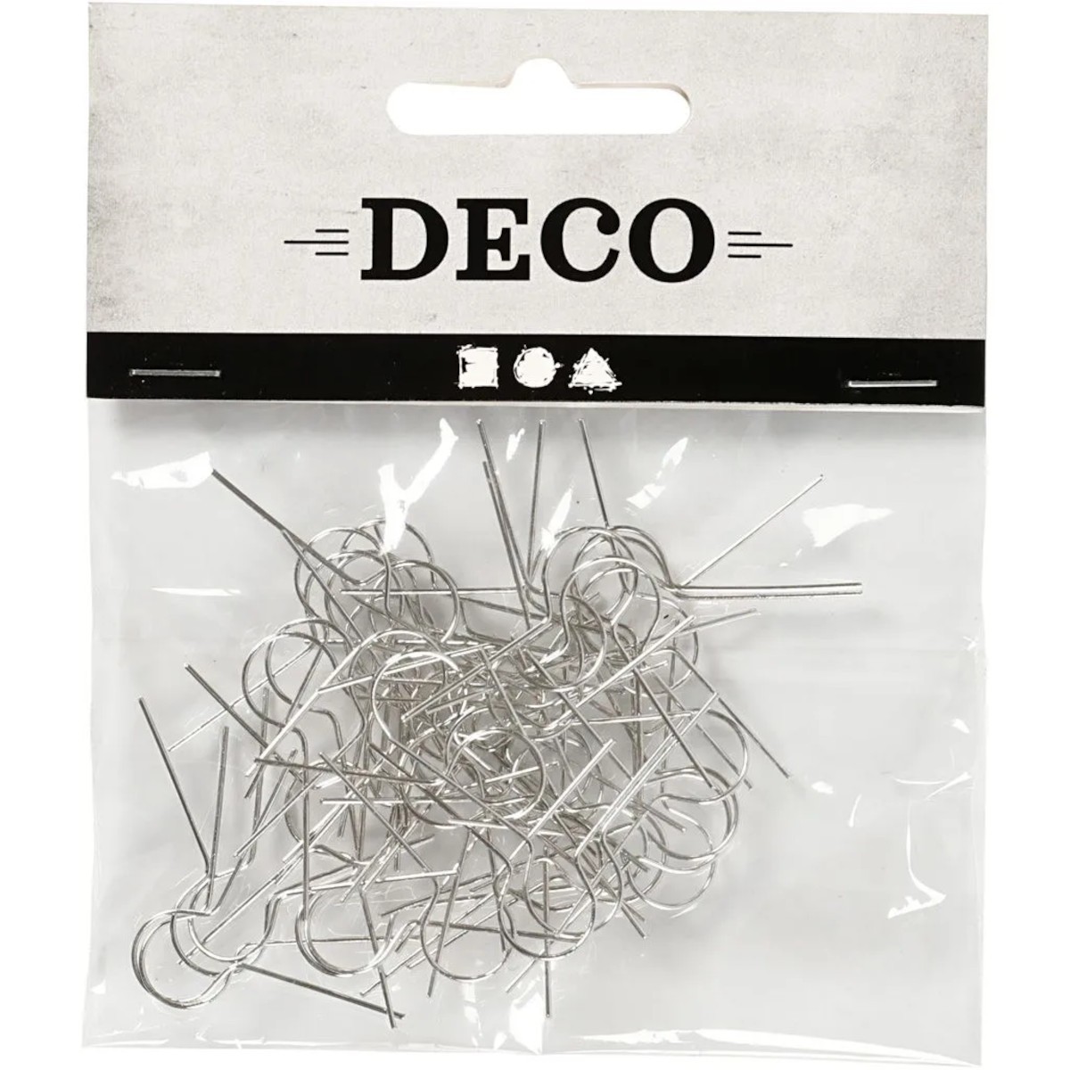 Zawieszki metalowe 50 sztuk do ozdób, pisanek, bombek choinkowych