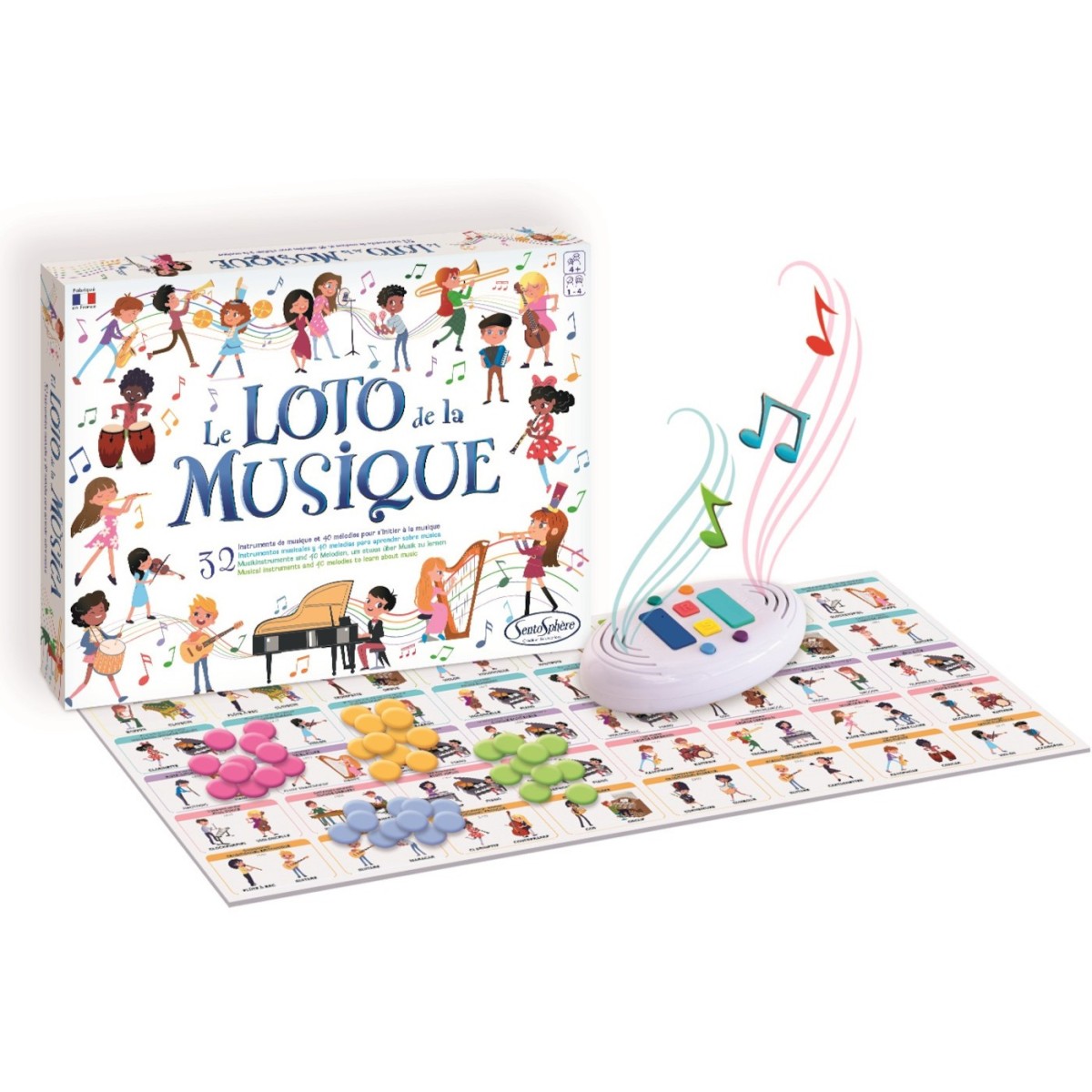 Lotto Muzyczne - rozpoznawanie instrumentów muzycznych, SentoSphere