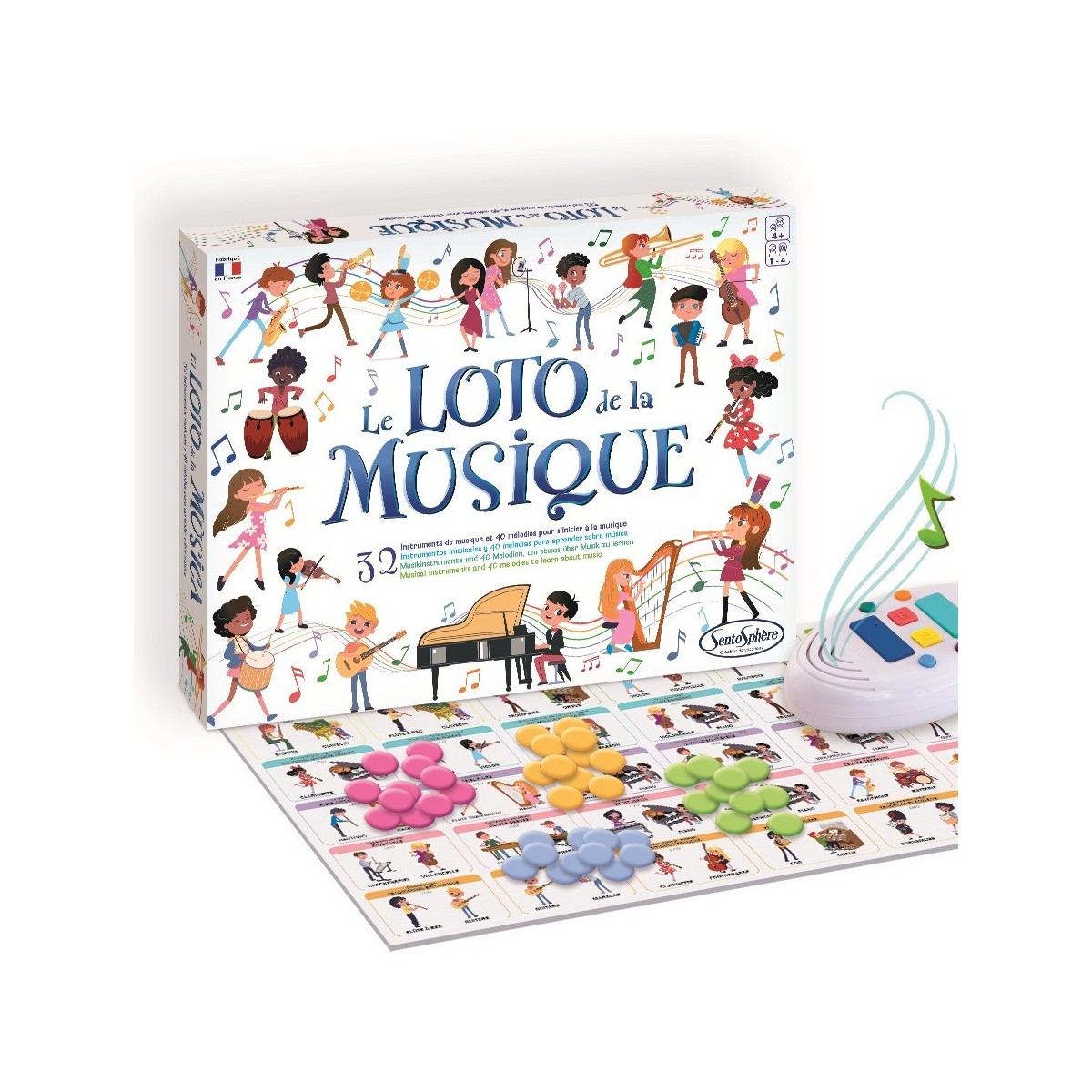 Lotto Muzyczne - rozpoznawanie instrumentów muzycznych, SentoSphere