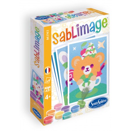 Sablimage Mini Kawaii 4 obrazki piaskowe +4, SentoSphere Sablimage Mini Kawaii 4 obrazki piaskowe +4, SentoSphere