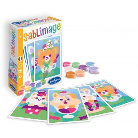 Sablimage Mini Kawaii 4 obrazki piaskowe +4, SentoSphere Sablimage Mini Kawaii 4 obrazki piaskowe +4, SentoSphere