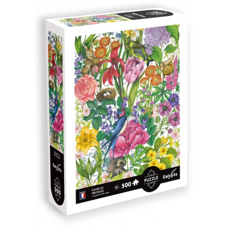 Puzzle 500 elementów Wiosenne Kwiaty, Calypto Puzzle 500 elementów Wiosenne Kwiaty, Calypto