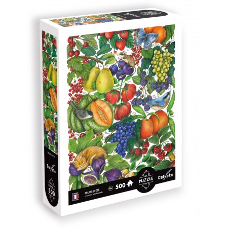 Puzzle 500 elementów Letnie Owoce © Marie-Pierre Émorine, Calypto Puzzle 500 elementów Letnie Owoce © Marie-Pierre Émorine, Calypto