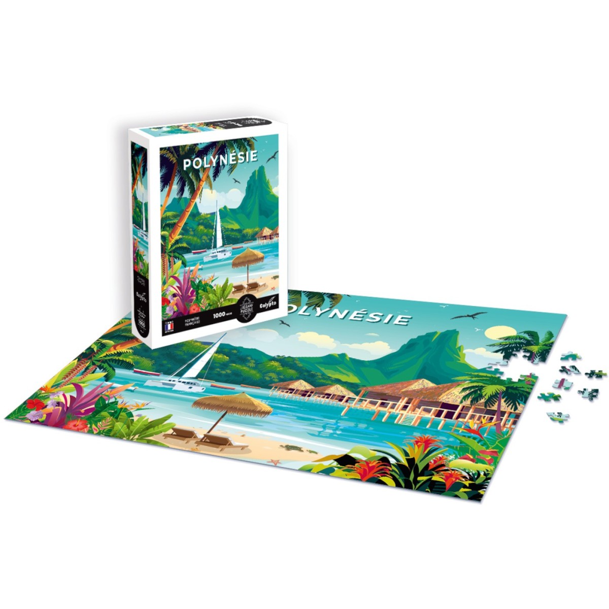 Puzzle 1000 elementów Polinezja, Calypto