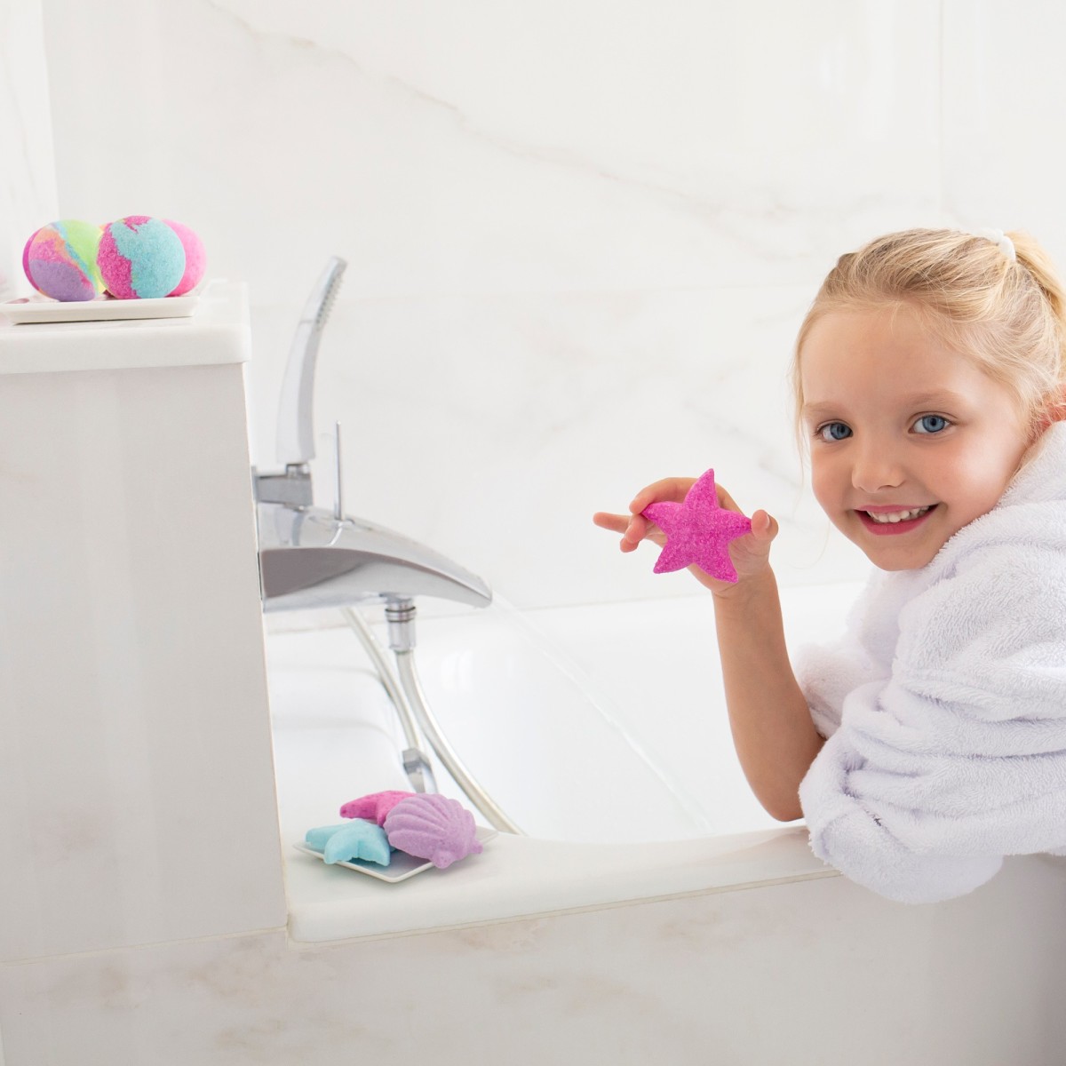 Duże kule do kąpieli Bath Bombs do robienia dla dzieci od 8 lat, SentoSphere