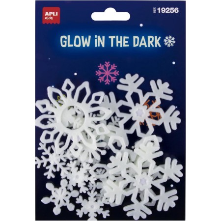 Naklejki Płatki śniegu świecące w ciemności | Dadum