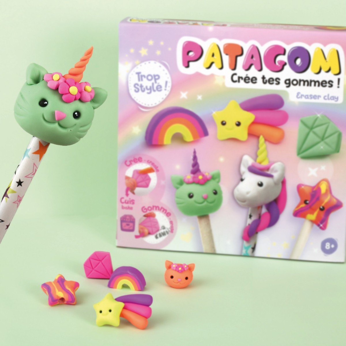 Patagom zestaw do tworzenia gumek, Graine Creative | Dadum