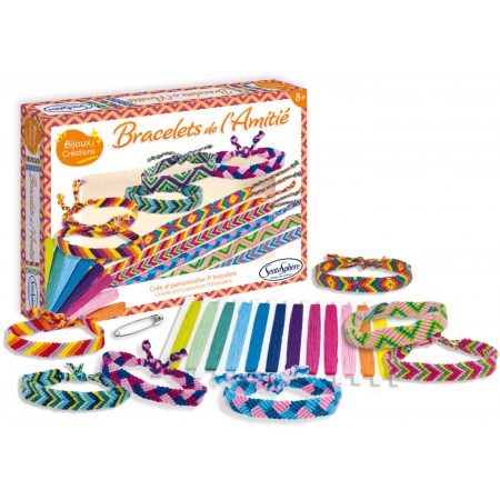 Zestaw do robienia bransoletek przyjaźni plecionych DIY (od 8 lat), SentoSphere