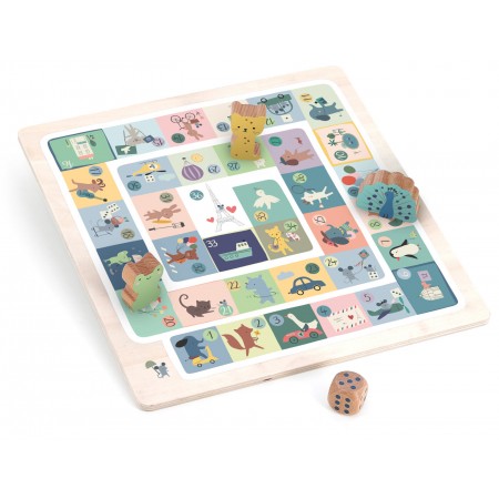 4 klasyczne gry planszowe dla 2-latków Vilac 7117