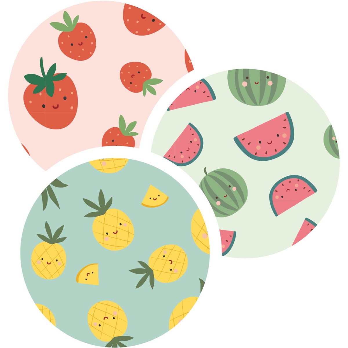 Vilac Zestaw 3 walizek kartonowych Owoce