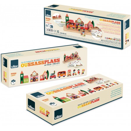 Łamigłówka magnetyczna "Miasto" od 5 lat Vilac 7627