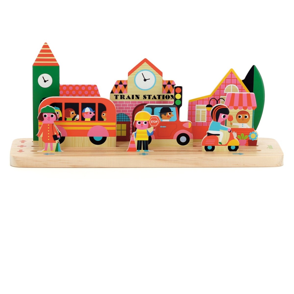 Łamigłówka magnetyczna "Miasto" od 5 lat Vilac 7627