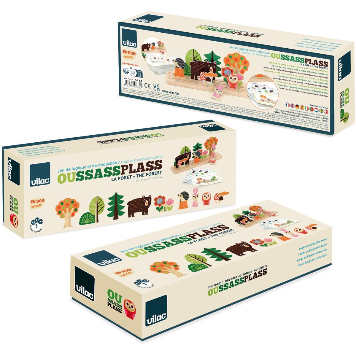 Łamigłówka przestrzenna "Las" od 5 lat Vilac 7634