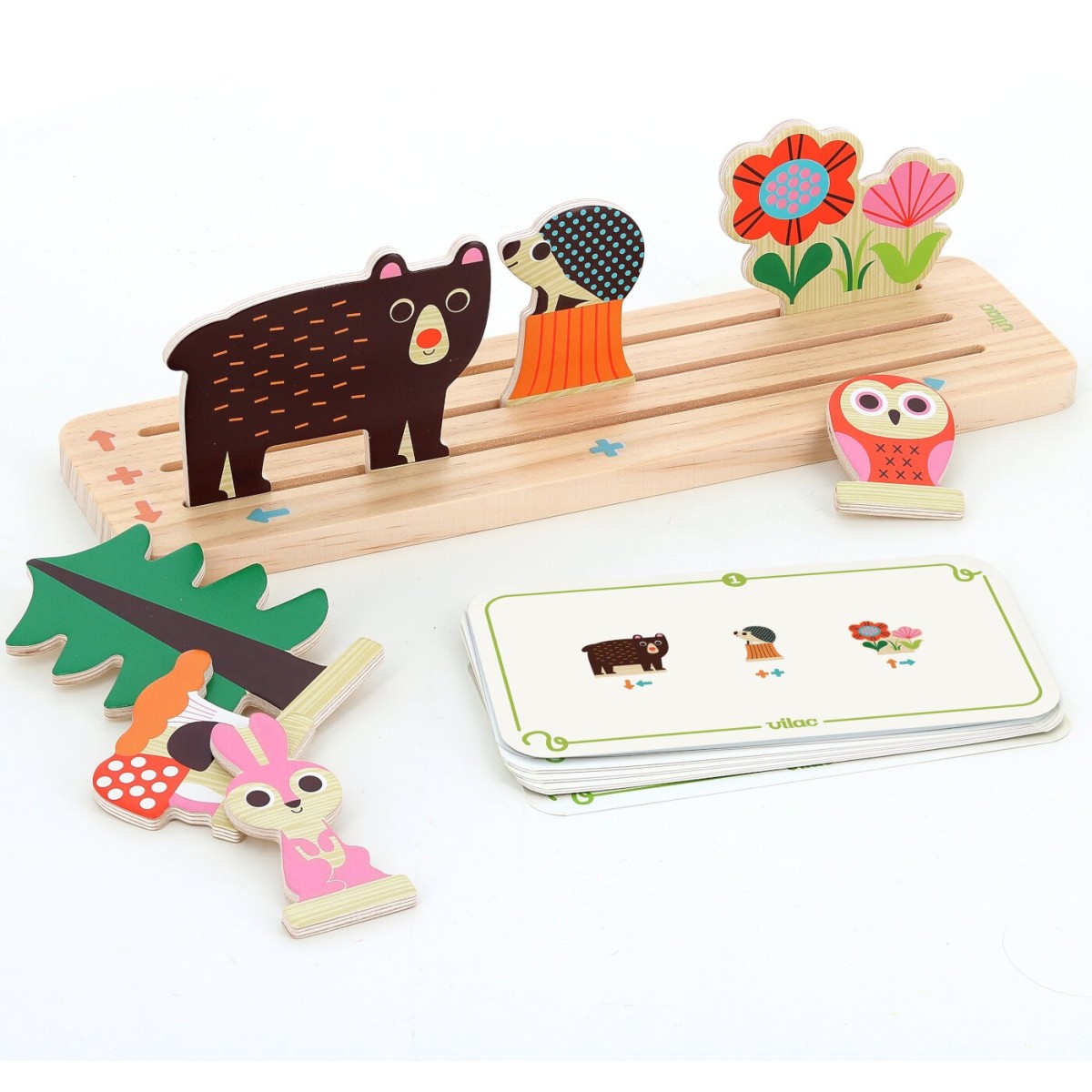 Łamigłówka przestrzenna "Las" od 5 lat Vilac 7634