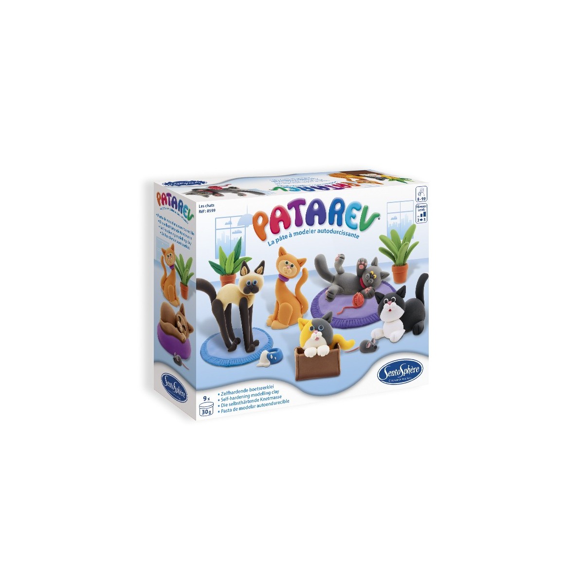 SentoSphere Patarev Kotki 9 kolorów