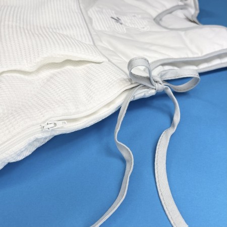 Śpiworek do spania dla niemowlaka 85cm Miś szary, Poyet | Dadum