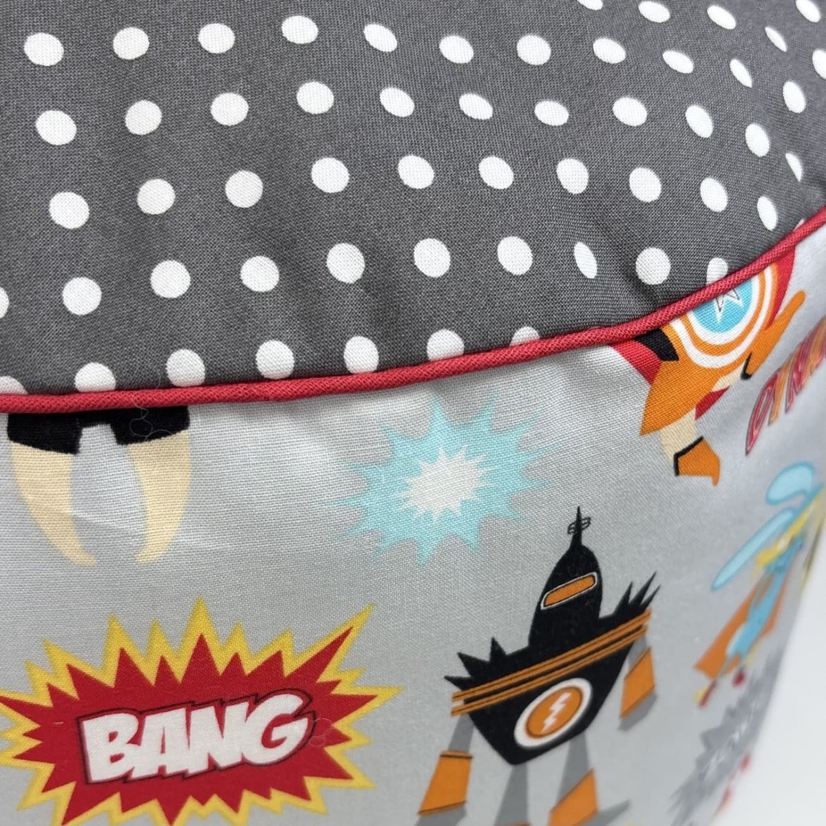 Pufa Superbohaterowie do pokoju dziecięcego, Lamps & Co. | Dadum