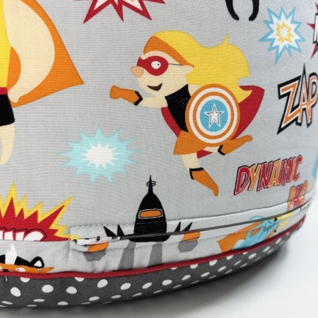 Pufa Superbohaterowie do pokoju dziecięcego, Lamps & Co. | Dadum
