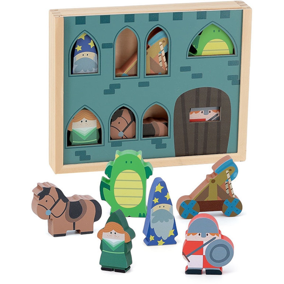 Vilac Drewniane historie - Zamek warowny +3 | Dadum