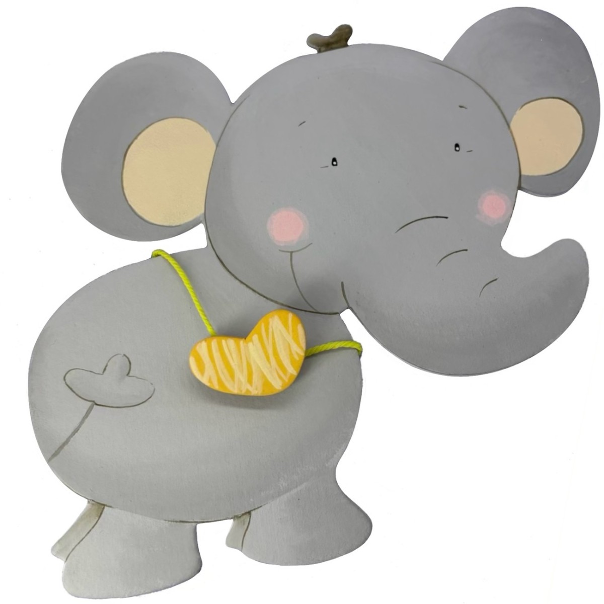 Ramka na zdjęcie dziecka Słonik z serduszkiem