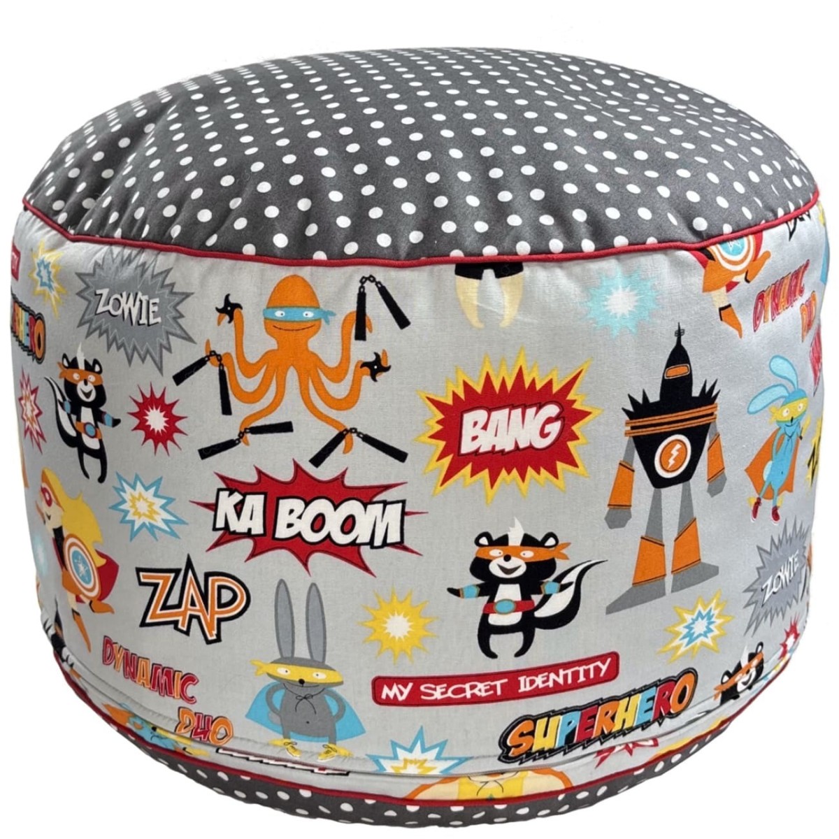 Pufa Superbohaterowie do pokoju dziecięcego, Lamps & Co. | Dadum