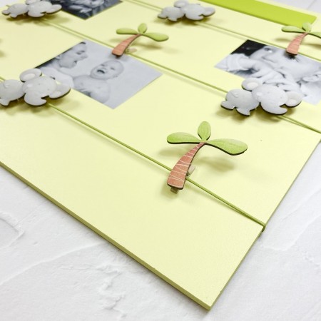 Ramka na zdjęcia z imieniem dziecka Słonik