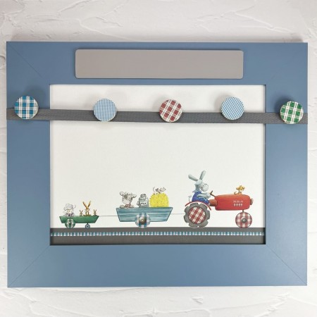 Ramka na zdjęcia z imieniem dziecka Osiołek