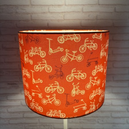 Lampa stojąca Rowerki Czerwone abażur walec, Lamps & Co. | Dadum