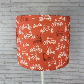 Lampa stojąca Rowerki Czerwone abażur walec, Lamps & Co. | Dadum