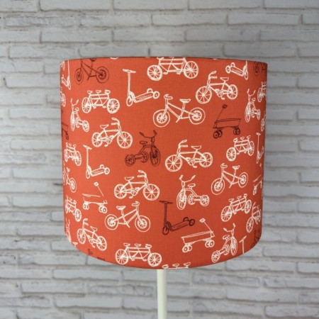 Lampa stojąca Rowerki Czerwone abażur walec, Lamps & Co. | Dadum
