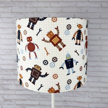 Lampa stojąca motyw Roboty abażur walec, Lamps & Co. | Dadum