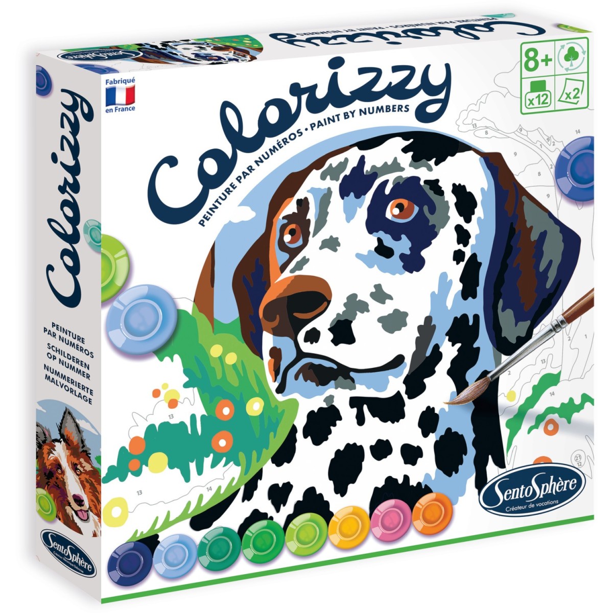 SentoSphere Colorizzy Pieski malowanie po numerach +8 | Dadum