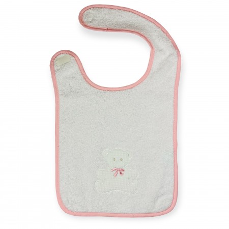 Śliniak na rzep Miś różowy | Dadum