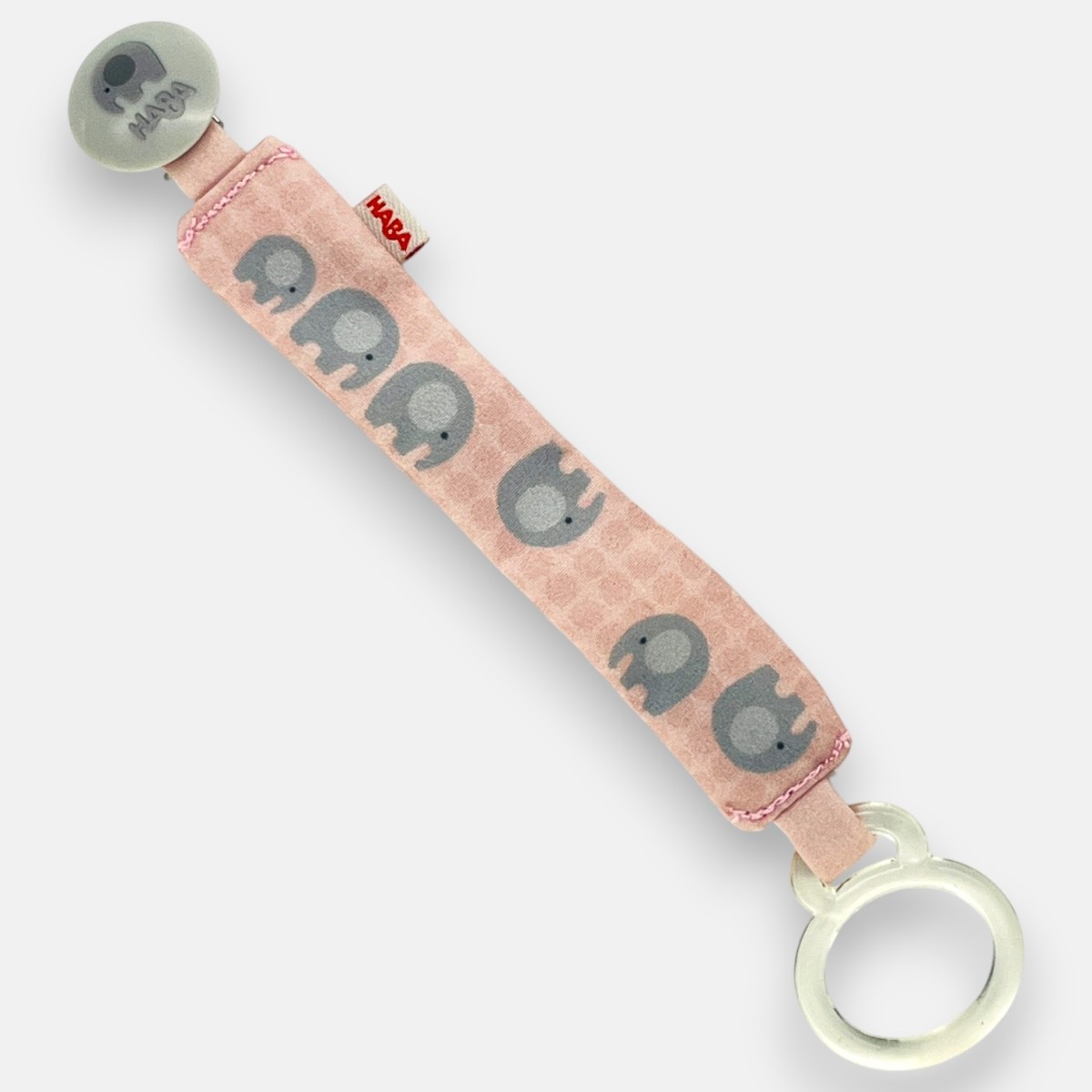 Haba Magnetyczna zawieszka do smoczka Słoń Różowy | Dadum Kraków