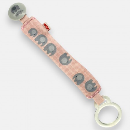 Haba Magnetyczna zawieszka do smoczka Słoń Różowy | Dadum Kraków