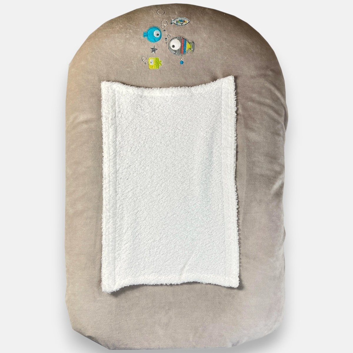 Przewijak miękki Rybki z pokrowcem i 2 podkładkami, Poyet | Dadum