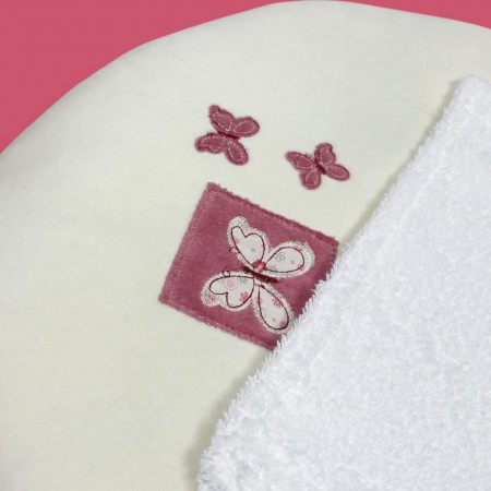 Przewijak miękki Motyle z pokrowcem i 2 podkładkami, Poyet | Dadum