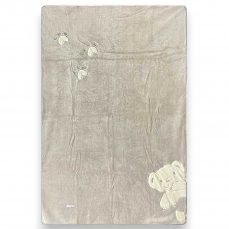 Kołderka do przedszkola dla dzieci 100x140 cm Miś