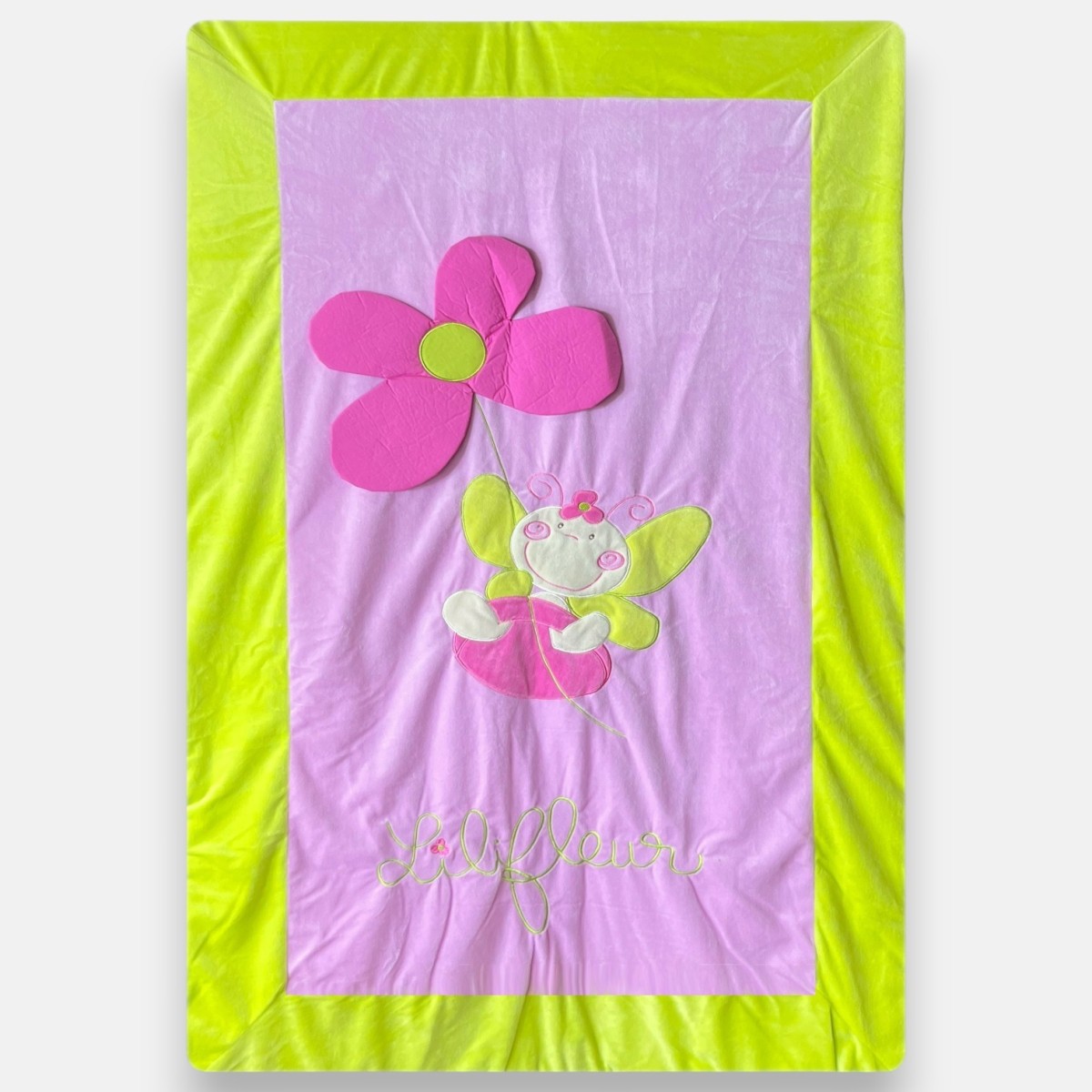 Kocyk dla niemowlaka 90x140cm różowa wróżka Titoutam | Dadum