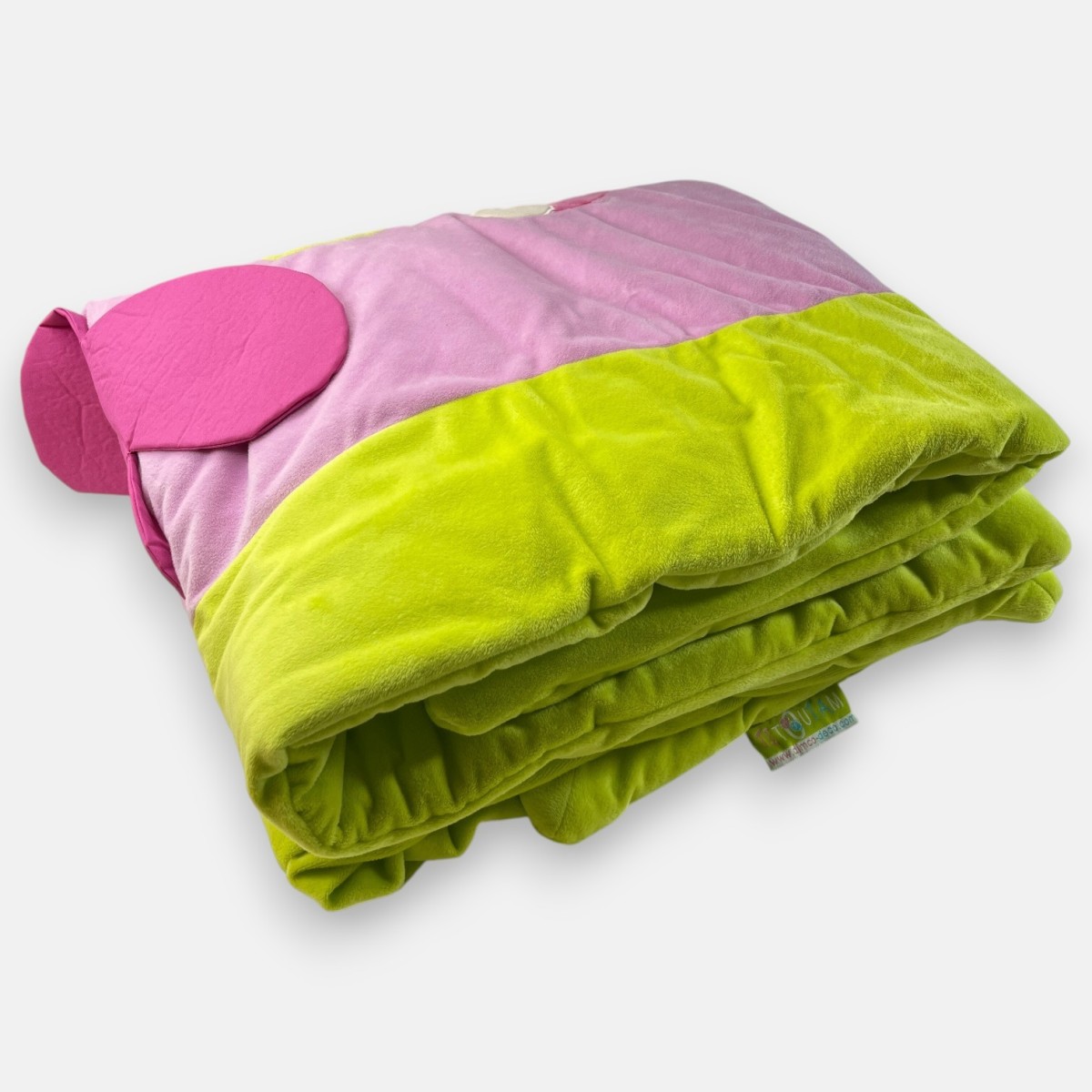 Kocyk dla niemowlaka 90x140cm różowa wróżka Titoutam | Dadum