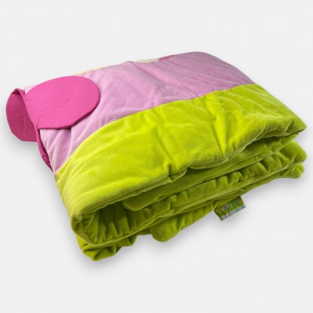 Kocyk dla niemowlaka 90x140cm różowa wróżka Titoutam | Dadum