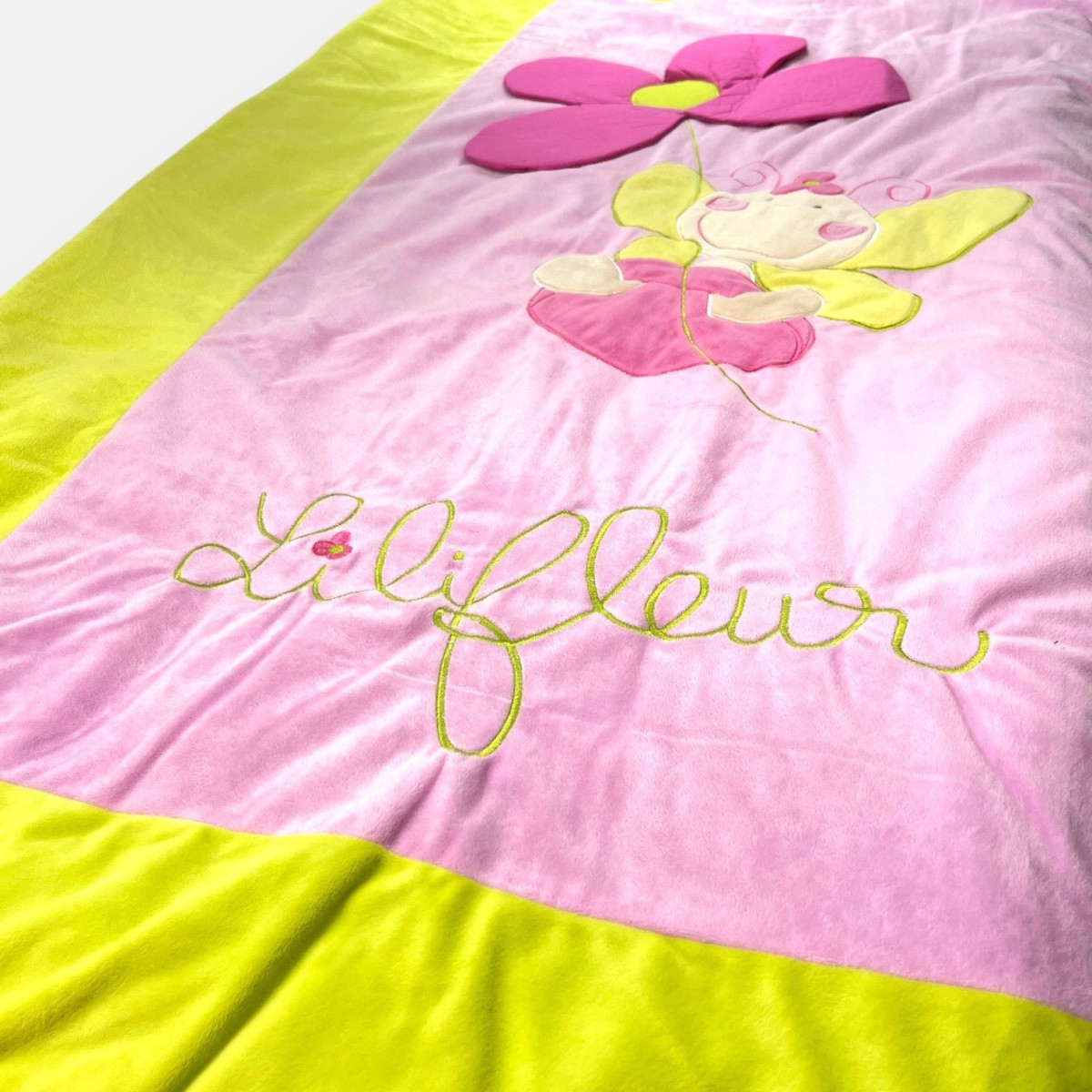 Kocyk dla niemowlaka 90x140cm różowa wróżka Titoutam | Dadum