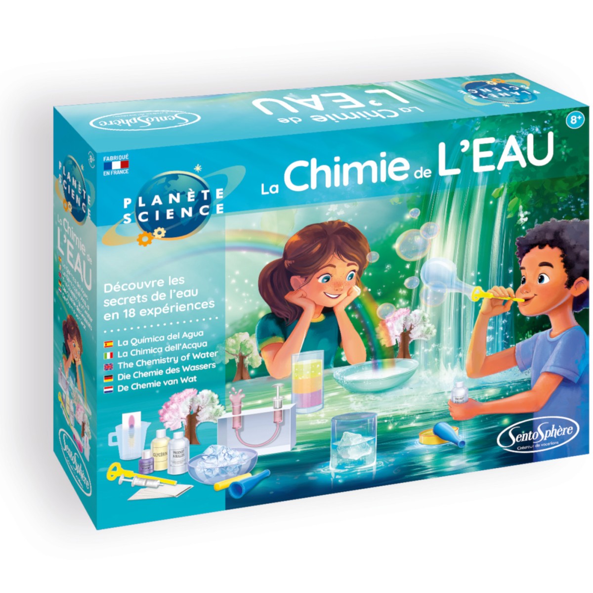 Zestaw naukowy do eksperymentów z wodą dla dzieci SentoSphere | Dadum